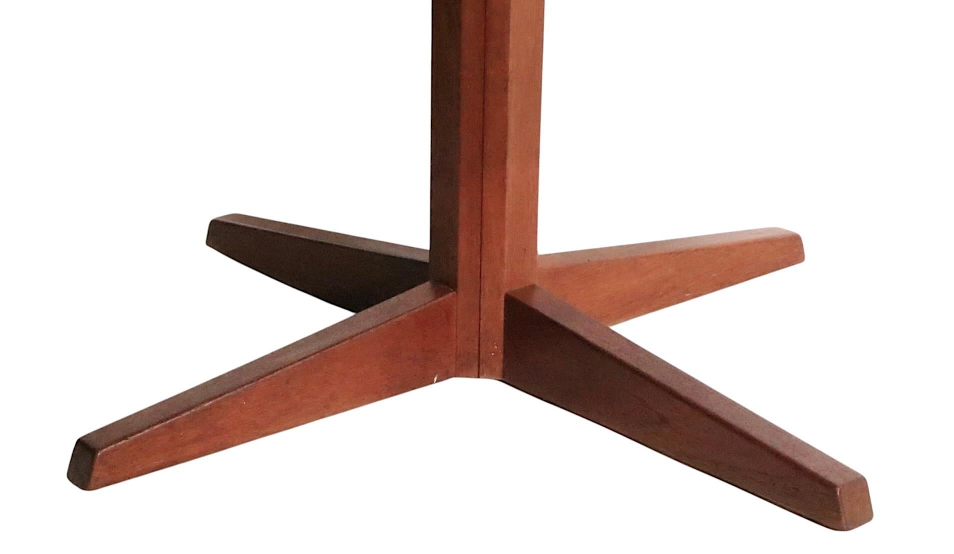 Teak Tavolo da pranzo danese moderno di metà secolo di CJ Rosengaarden Made in Denmark anni '50 in vendita