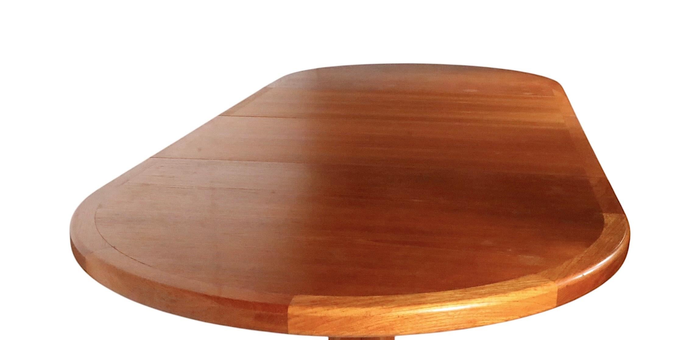 Mid Century Danish Modern Dining Table with two Leaves att. to Glostrup c. 1970s 2