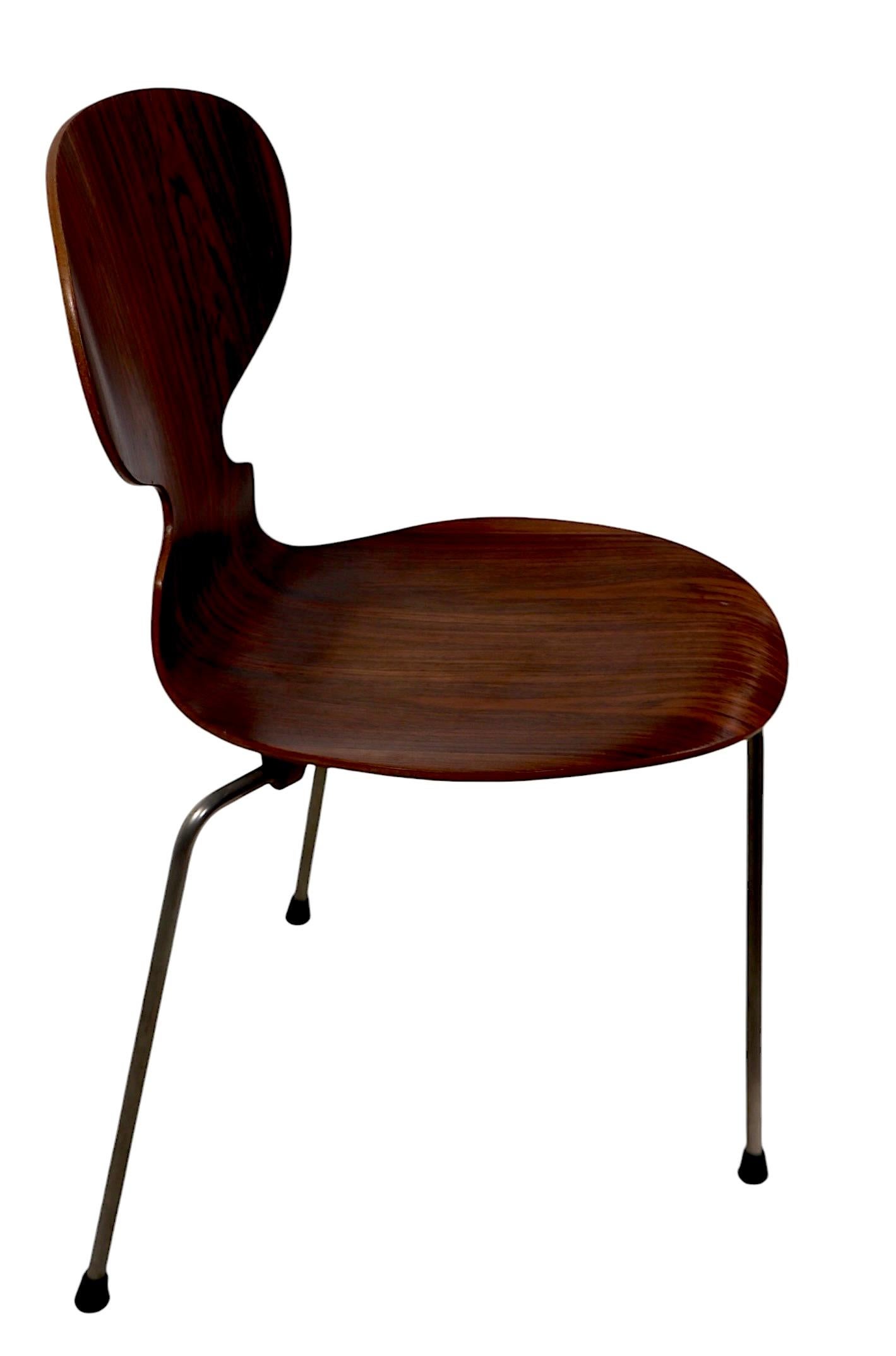Danese Sedia danese moderna di metà secolo di Arne Jacobsen per Fritz Hansen in vendita