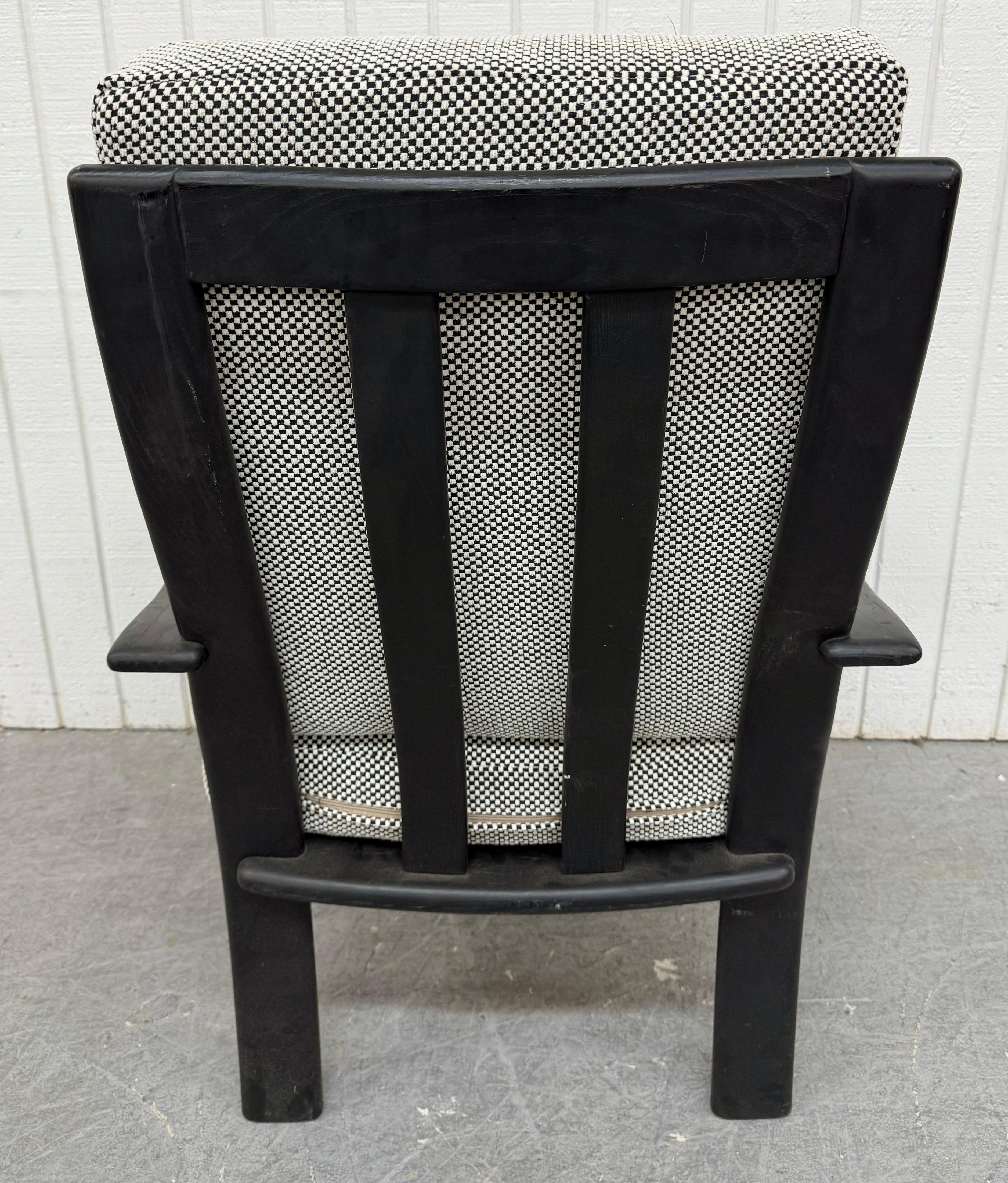 Sillón moderno danés de mediados de siglo ebonizado Danés en venta