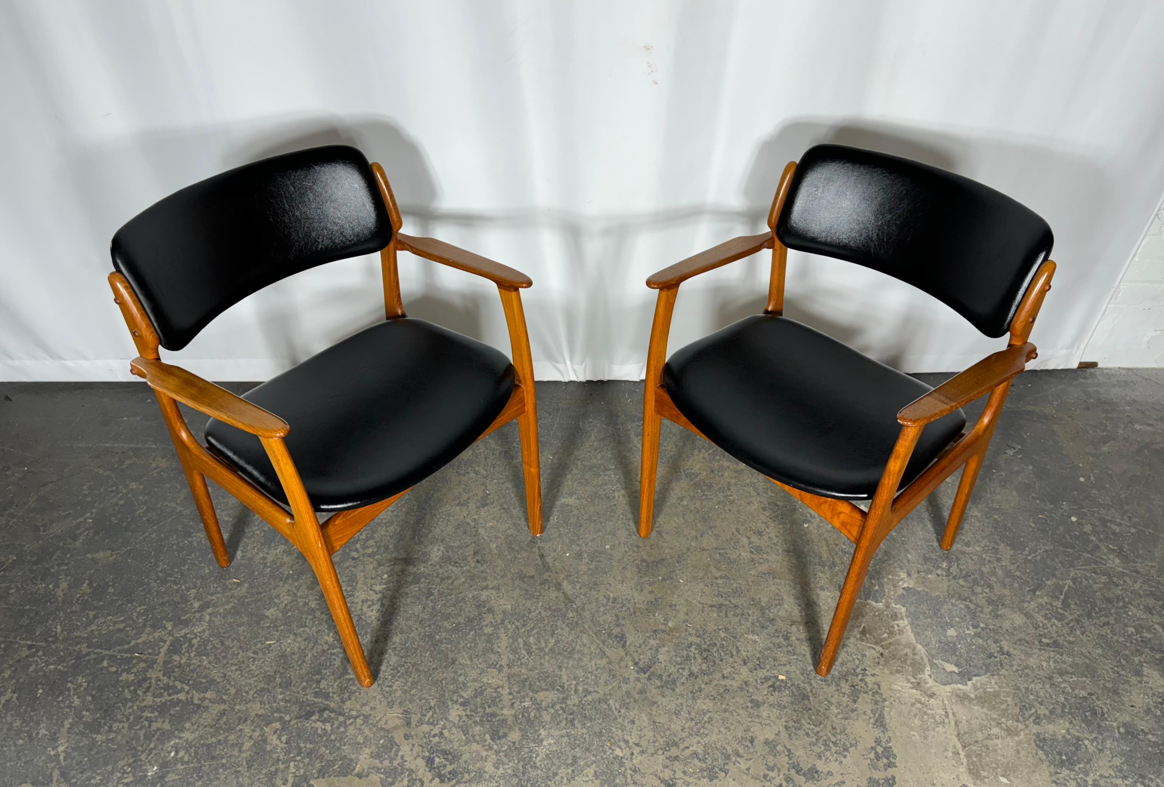 Fauteuils Erik Buch modernes danois du milieu du siècle dernier, modèle 49 en vente 5