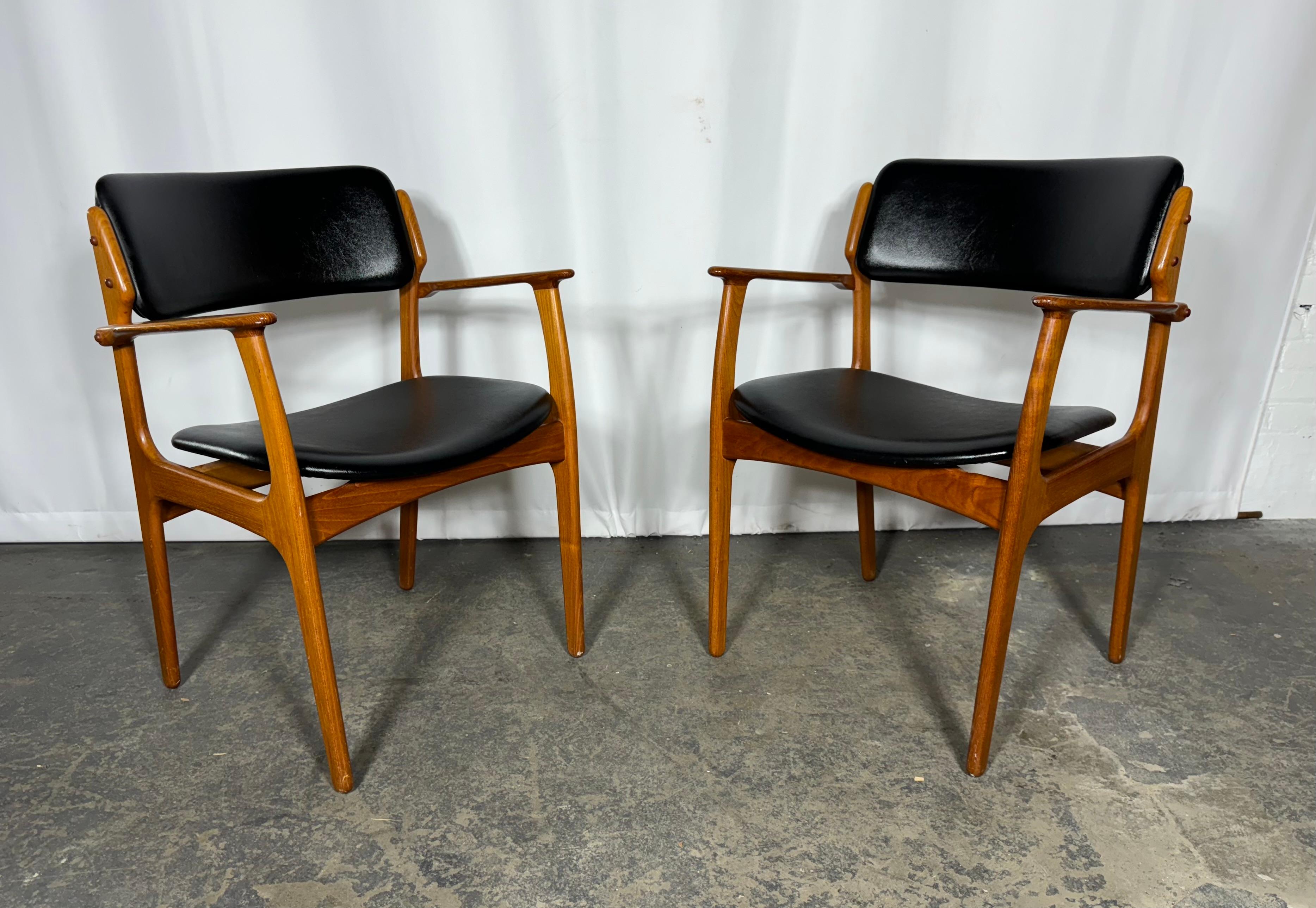 Fauteuils Erik Buch modernes danois du milieu du siècle dernier, modèle 49 en vente 6