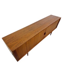 Mid-Century Danish Modern Faarup Møbelfabrik Teak Tambour Sideboard – Restored!