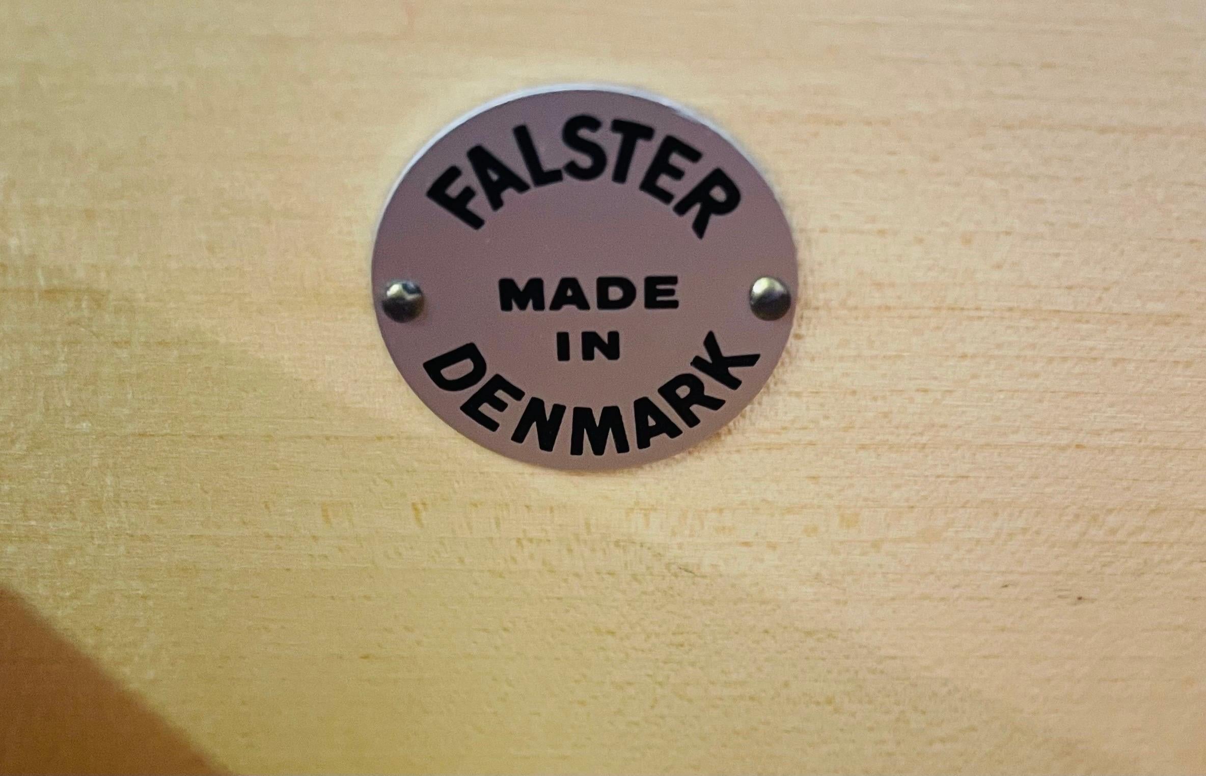 Mid-Century Danish Modern Falster Teak Tambour Dresser 5
