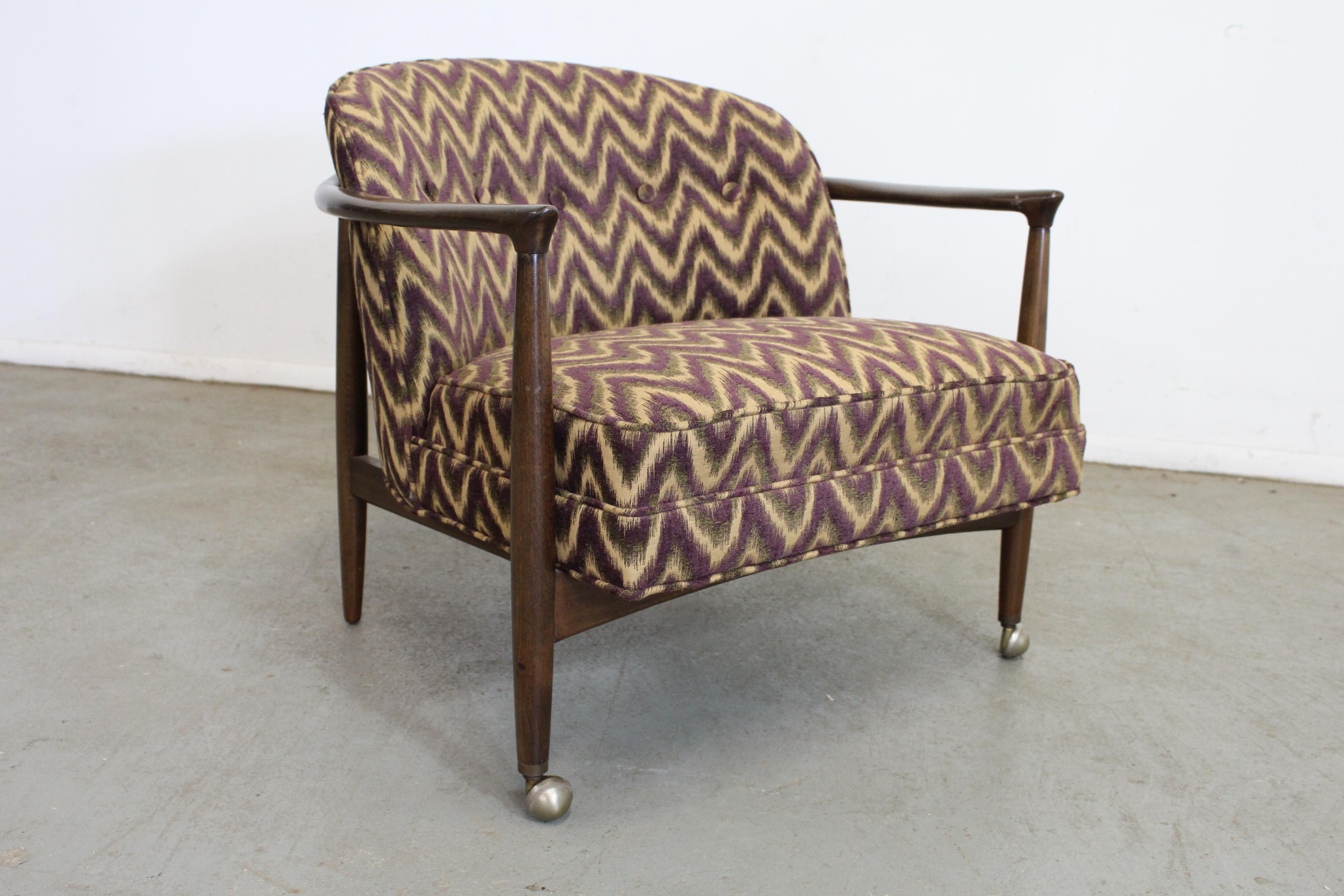 Mid-Century Danish Modern Finn Andersen Barrel Back Club Chair For Sale 3