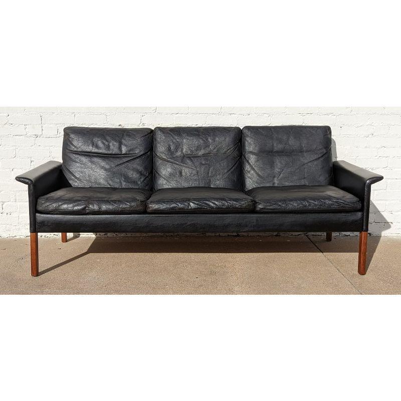 Mid Century Danish Modern Hans Olsen C/S Mobler Sofa

Above average vintage condition and structurally sound. Has some expected slight wear on the leather cushions. Body of sofa is in pretty good condition. Sofa can certainly be used in current