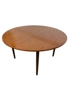 Mid-Century Danish Modern Hans Wegner Round Teak Dining Table - Refinished!