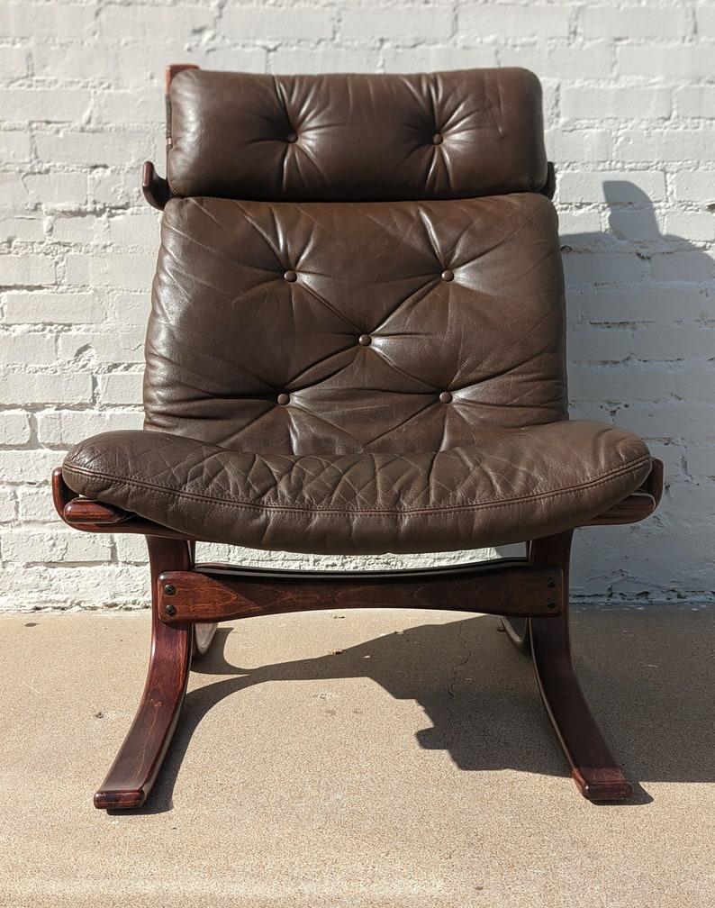 20th Century Mid Century Danish Modern Ingmar Relling Lounge Chair For Sale