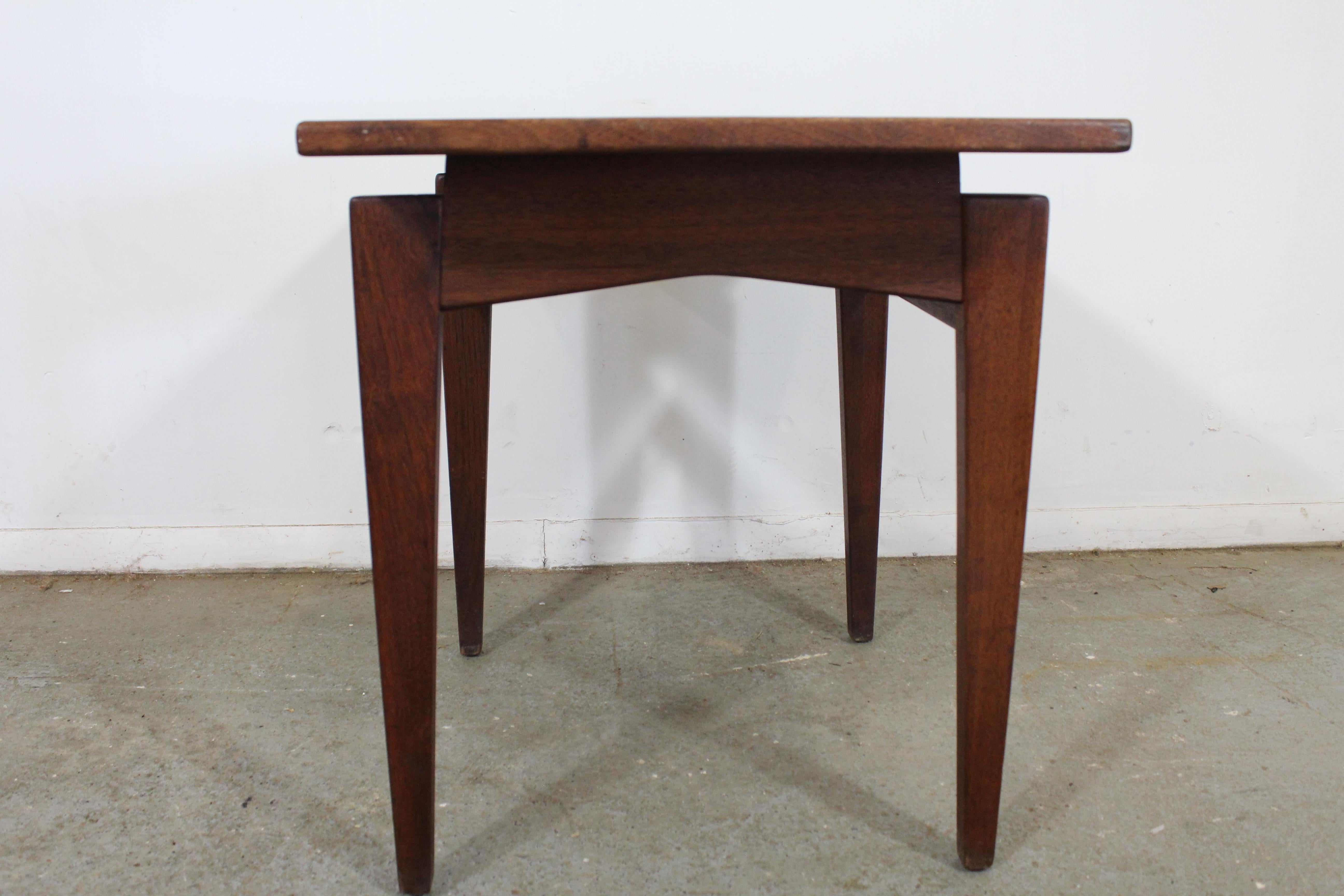 Mid-Century Danish Modern Jens Risom Walnut End/Side Table 3
