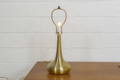 Midcentury Danish Modern Jo Hammerborg for Fog & Mørup Brass Orient Table Lamp