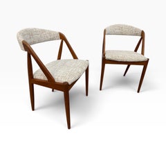Mid-Century Danish Modern Kai Kristiansen Model 31 Teak Dining Chairs - Set of 2