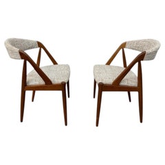 Mid-Century Danish Modern Kai Kristiansen Model 31 Teak Dining Chairs - Set of 2