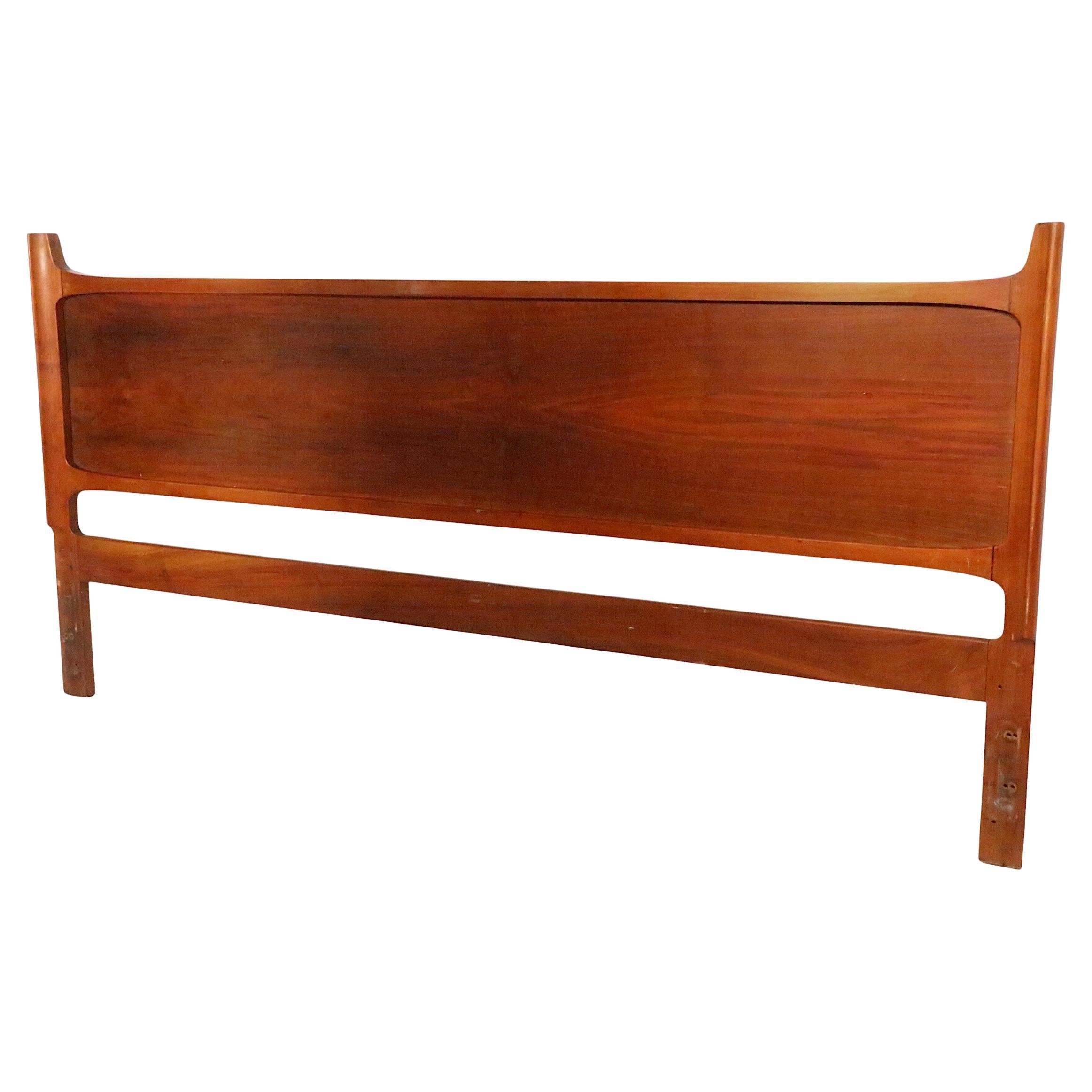 Testiera king size danese del Mid Century di Brande Mobelfabrick, 1950/60 ca.