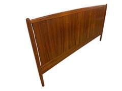 Mid-Century Danish Modern King Size Teak Headboard