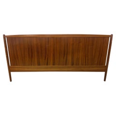 Mid-Century Danish Modern King Size Teak Headboard