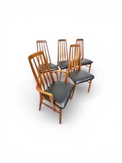 Mid-Century Danish Modern Koefoed "Eva" Teak Dining Chairs - Set of 6
