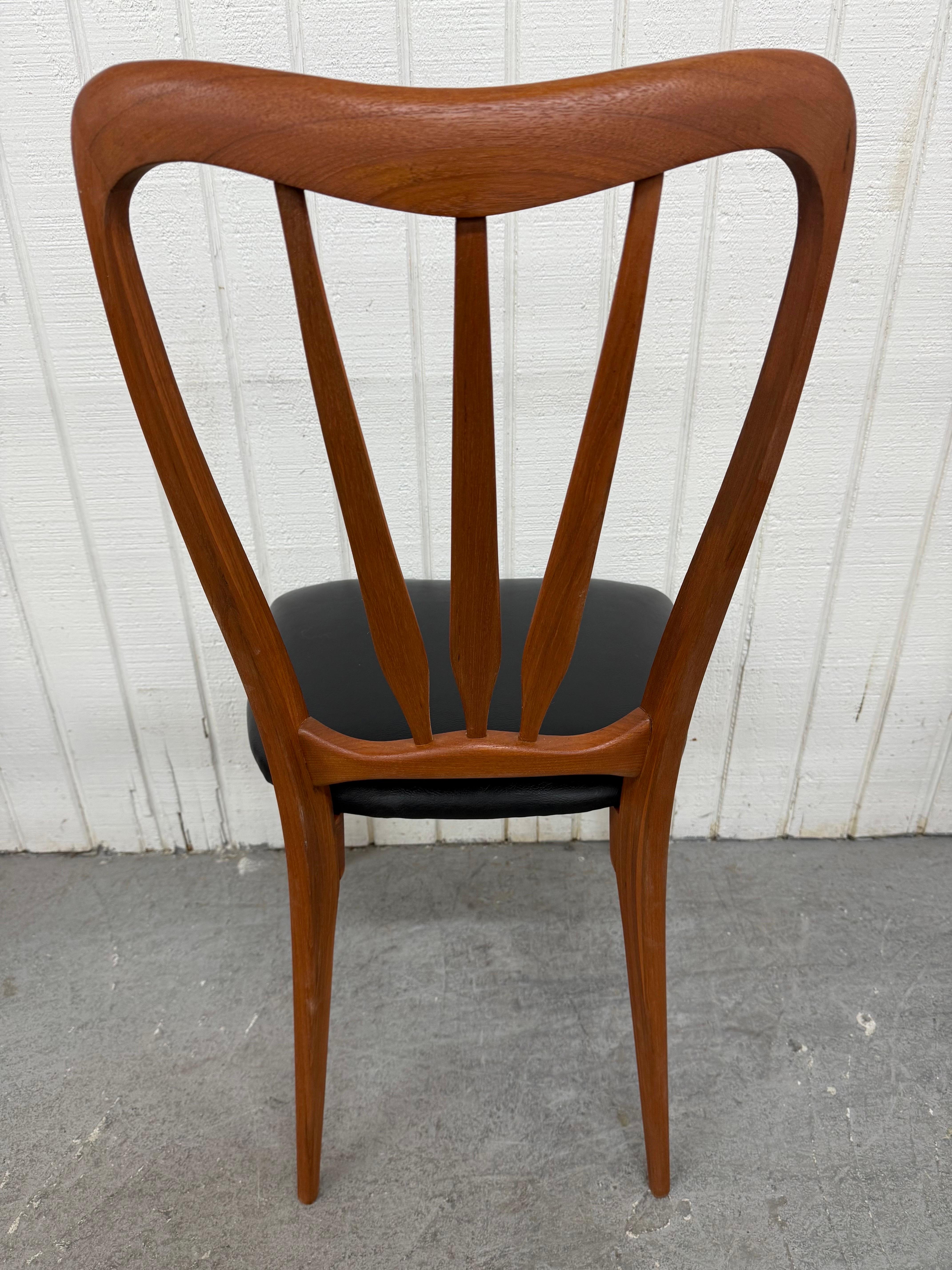 Mid-Century Danish Modern Koefoed Ingrid Teak Dining Chairs - Set of 6 4