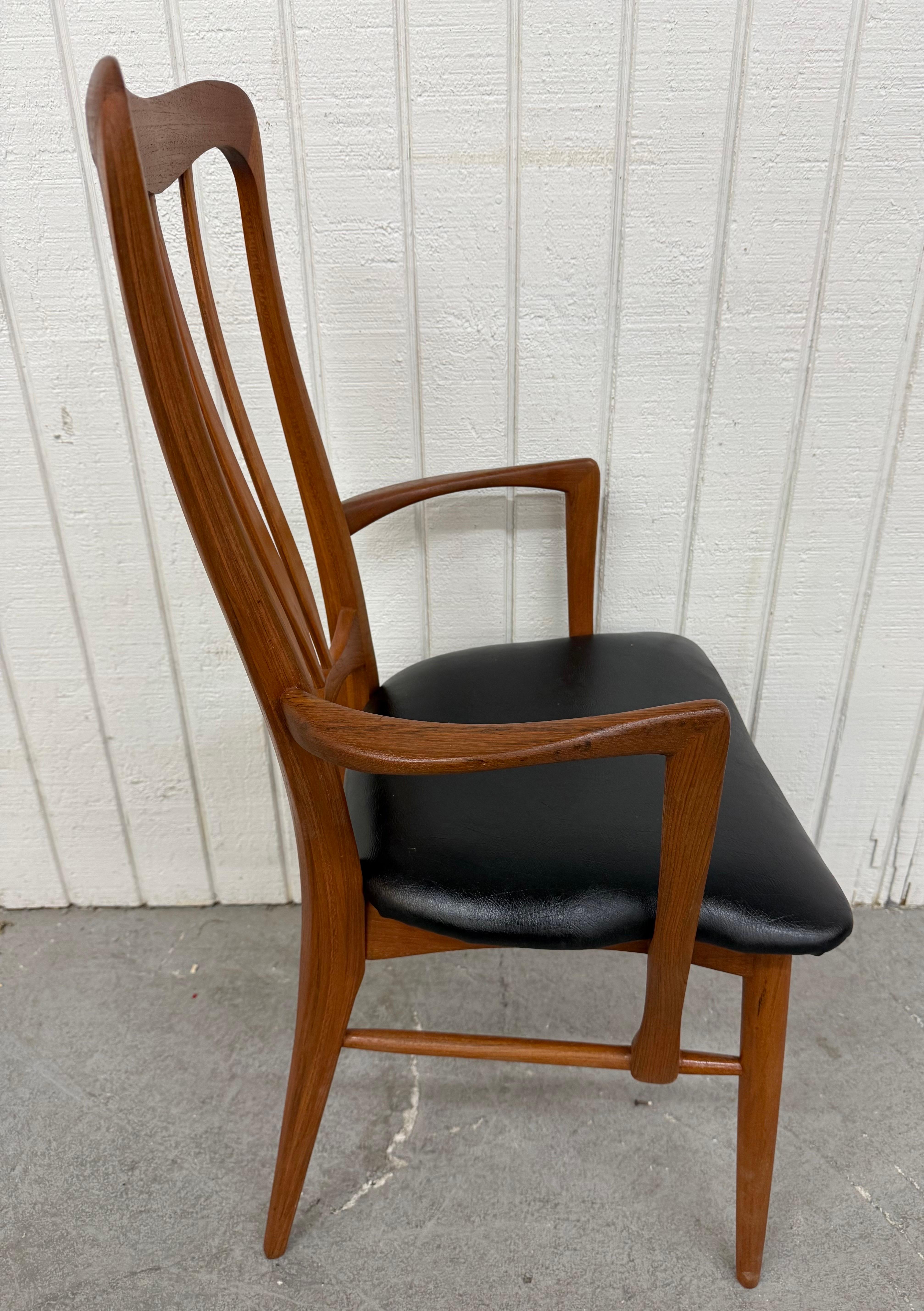Mid-Century Danish Modern Koefoed Ingrid Teak Dining Chairs - Set of 6 1