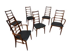 Mid-Century Danish Modern Koefoeds Hornslet "Lis" Teak Dining Chairs - Set of 6