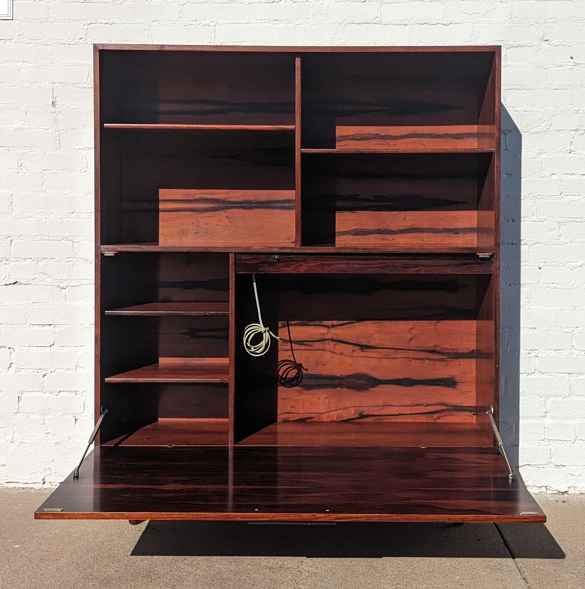 Mid Century Danish Modern Kofod Larsen Rosewood Cabinet  For Sale 5