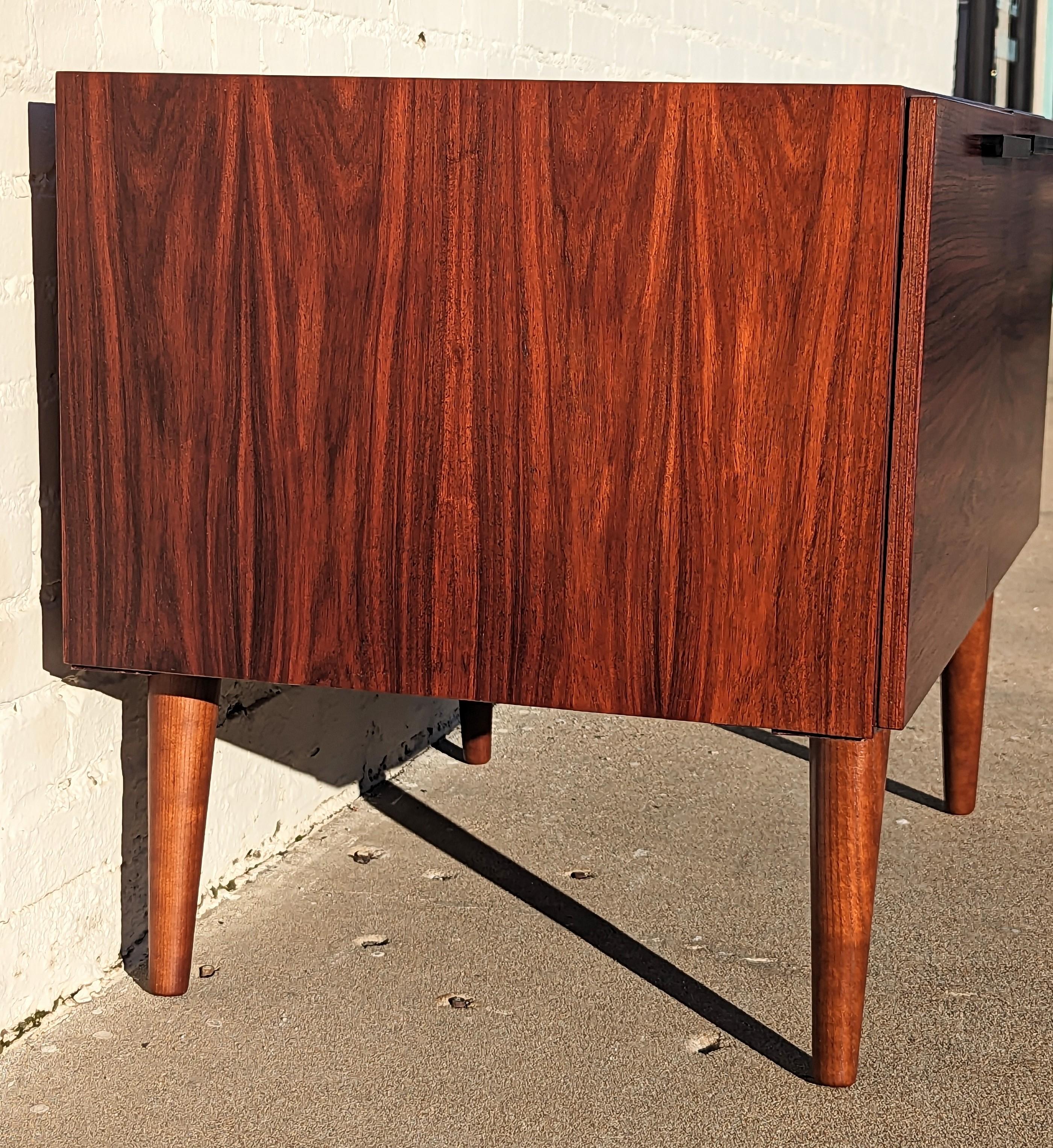 Mid Century Danish Modern Kofod Larsen Rosewood Cabinet  For Sale 2