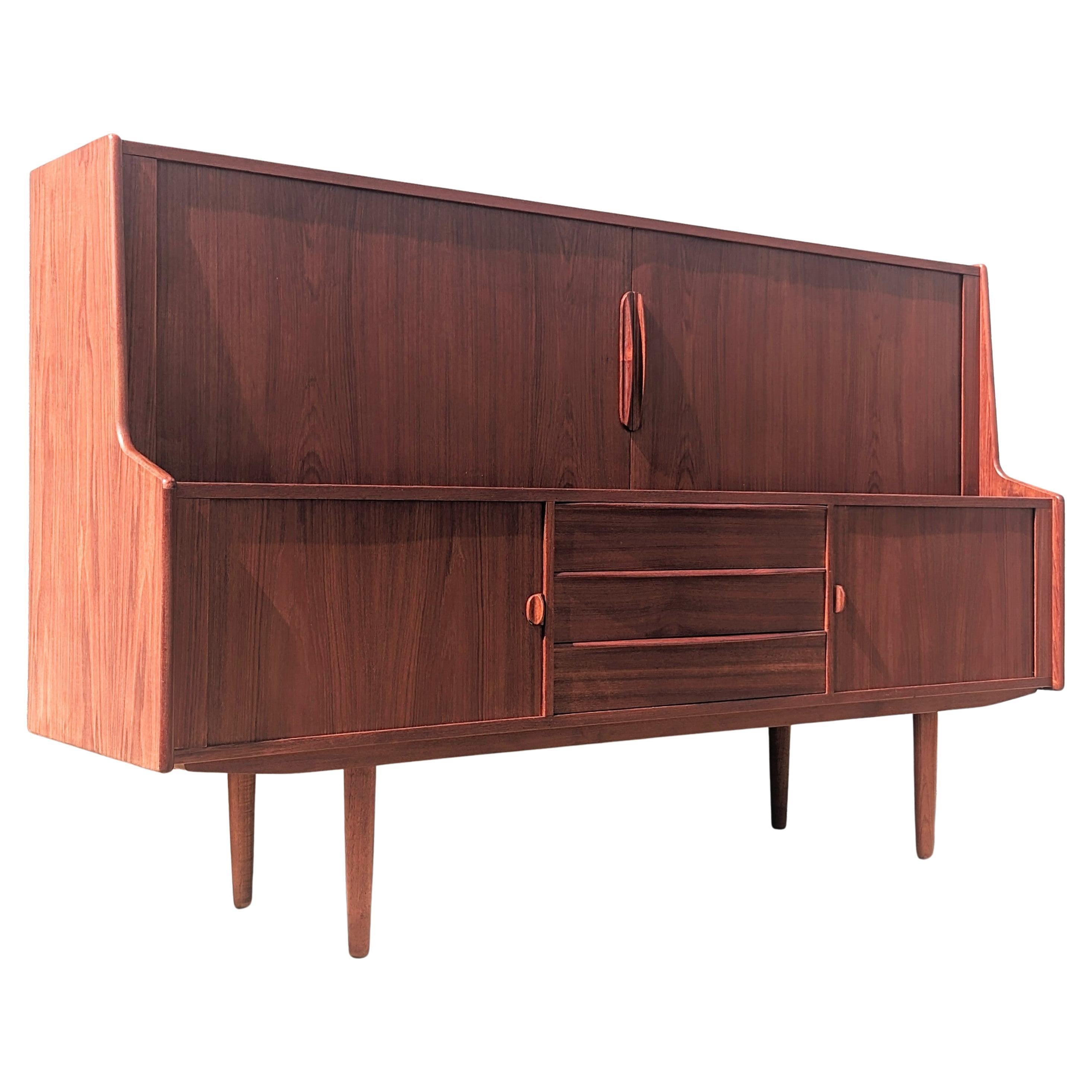 Mid Century Danish Modern Kofod Larsen Teak Cabinet 