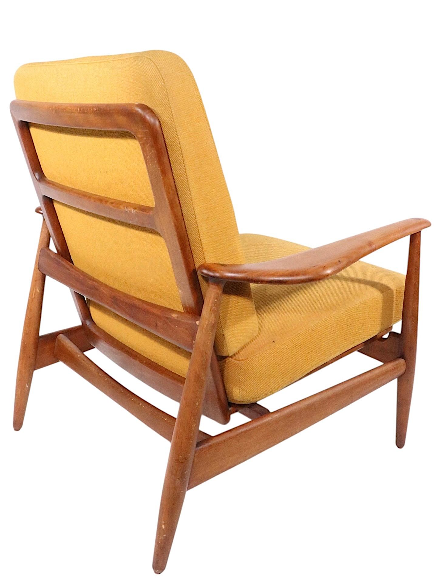 Silla de salón moderna danesa de mediados de siglo de Arne Vodder para France & Daverkosen en venta 3