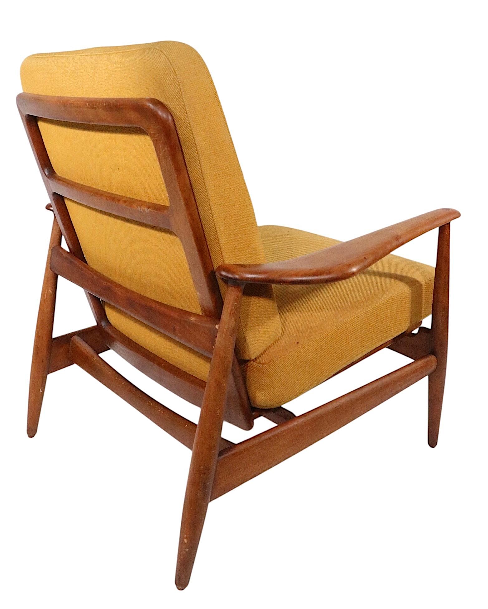 Silla de salón moderna danesa de mediados de siglo de Arne Vodder para France & Daverkosen en venta 4