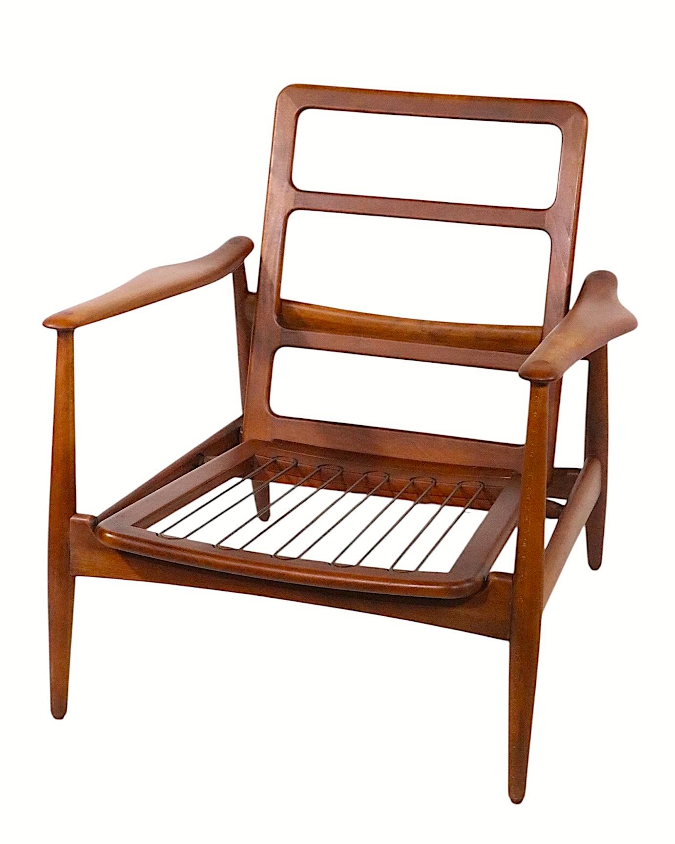 Silla de salón moderna danesa de mediados de siglo de Arne Vodder para France & Daverkosen en venta 7