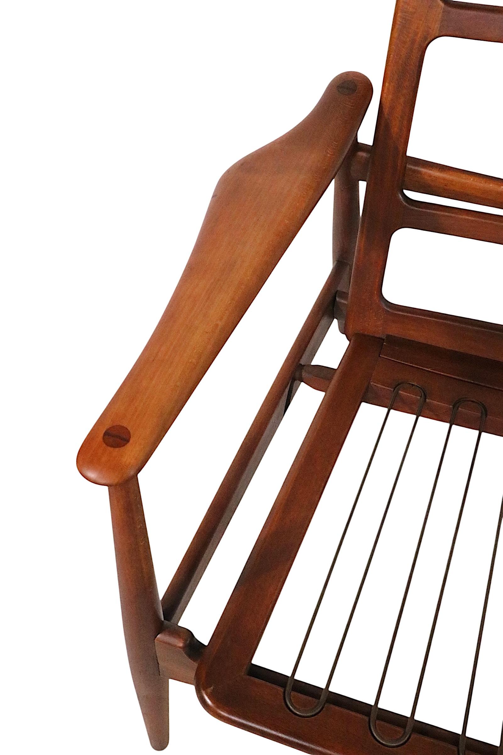 Silla de salón moderna danesa de mediados de siglo de Arne Vodder para France & Daverkosen en venta 8