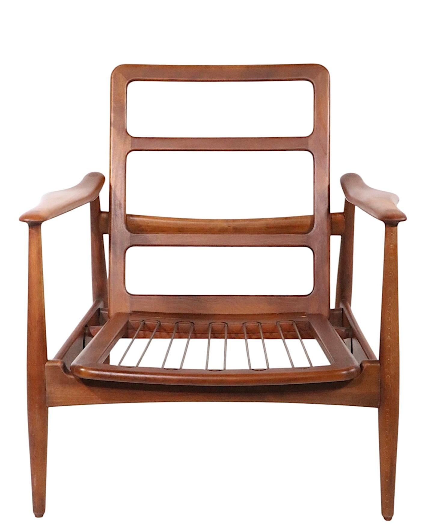 Silla de salón moderna danesa de mediados de siglo de Arne Vodder para France & Daverkosen en venta 9