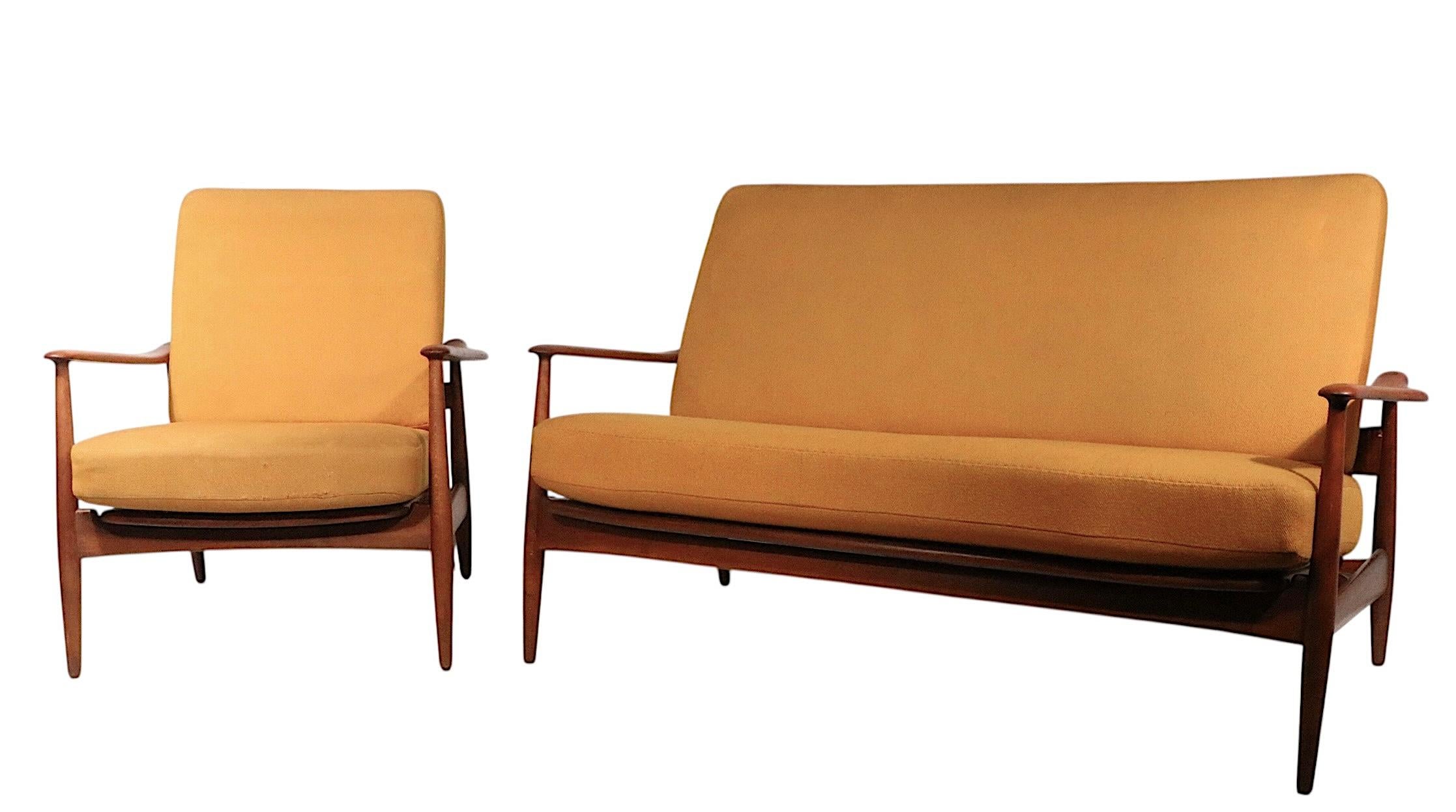 Silla de salón moderna danesa de mediados de siglo de Arne Vodder para France & Daverkosen en venta 11
