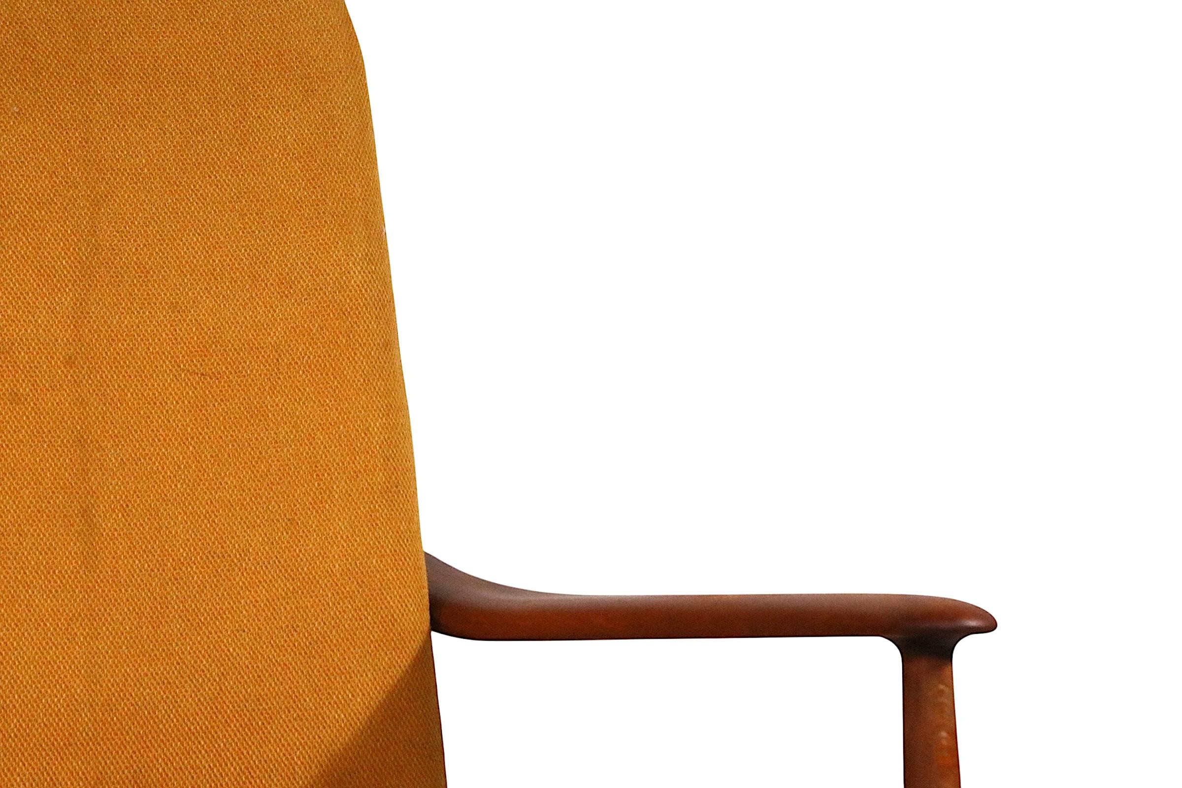 Silla de salón moderna danesa de mediados de siglo de Arne Vodder para France & Daverkosen en Bueno estado para la venta en New York, NY