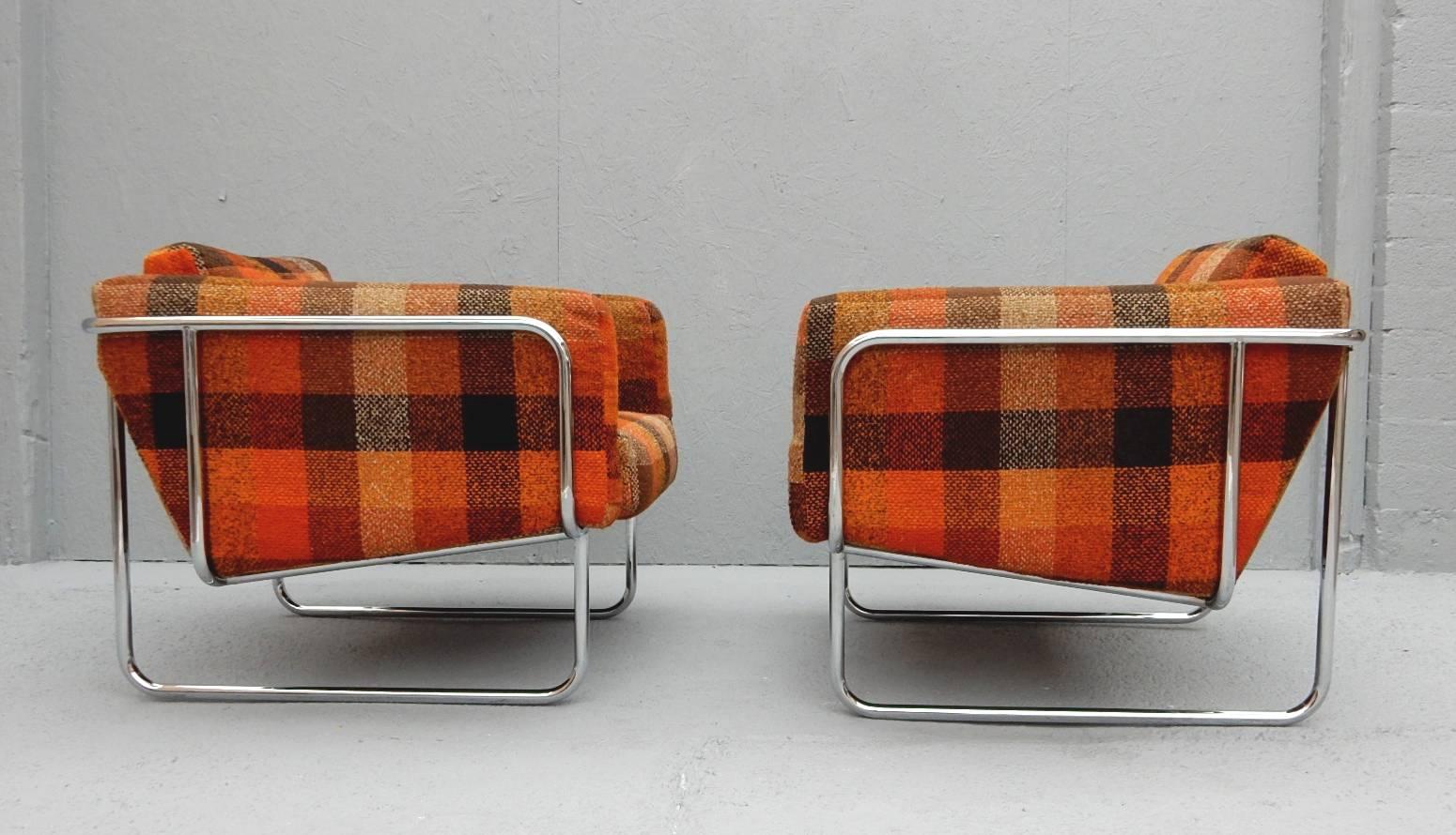 Mid Century Danish Modern Lounge Chairs by Hans Eichenberger In Good Condition In Las Vegas, NV