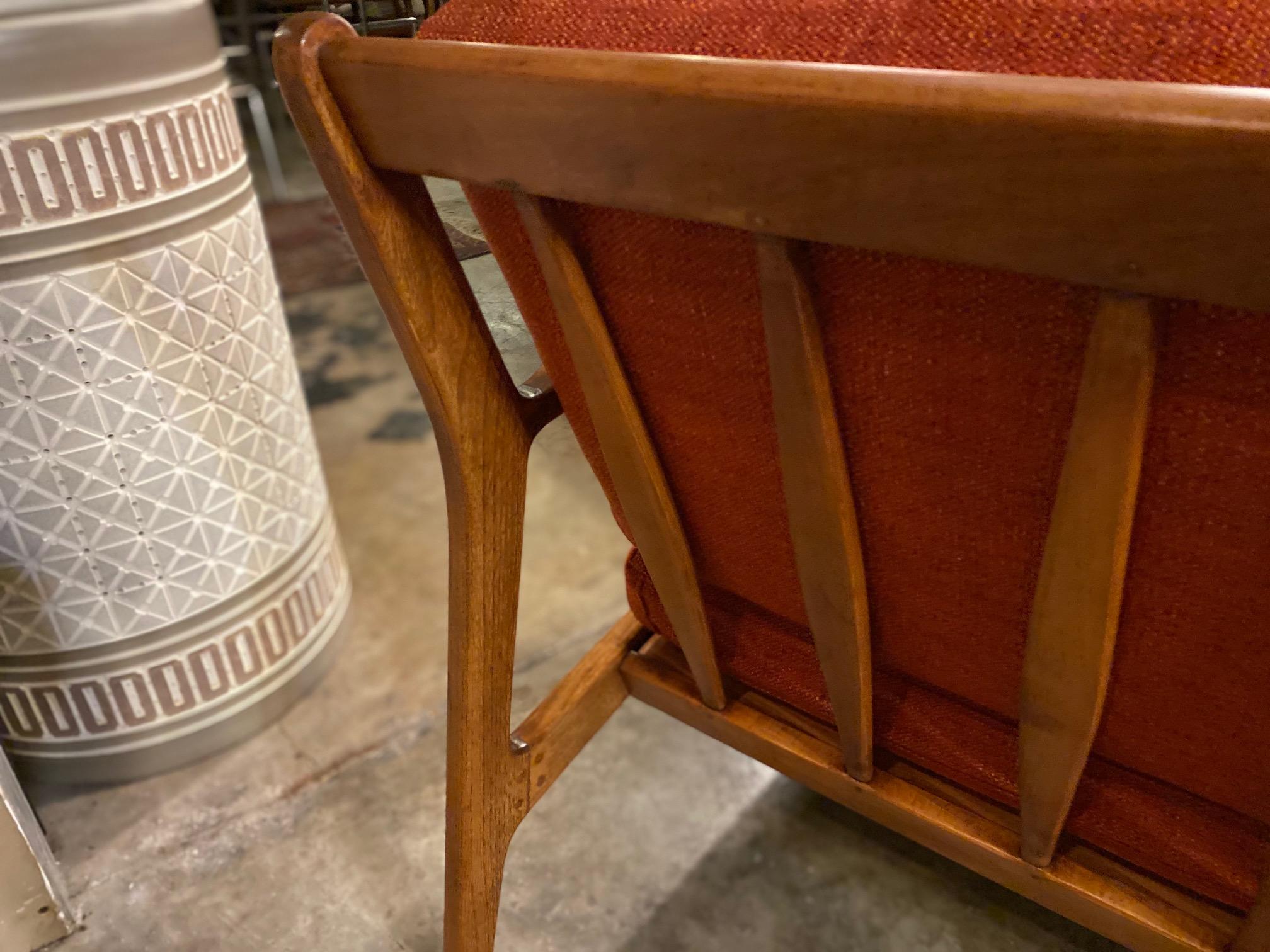 vintage mid century loveseat