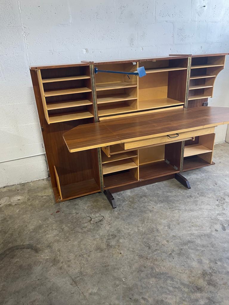 20th Century Mid Century Danish Modern “Magic Box” Desk by Mummenthaler & Meier For Sale
