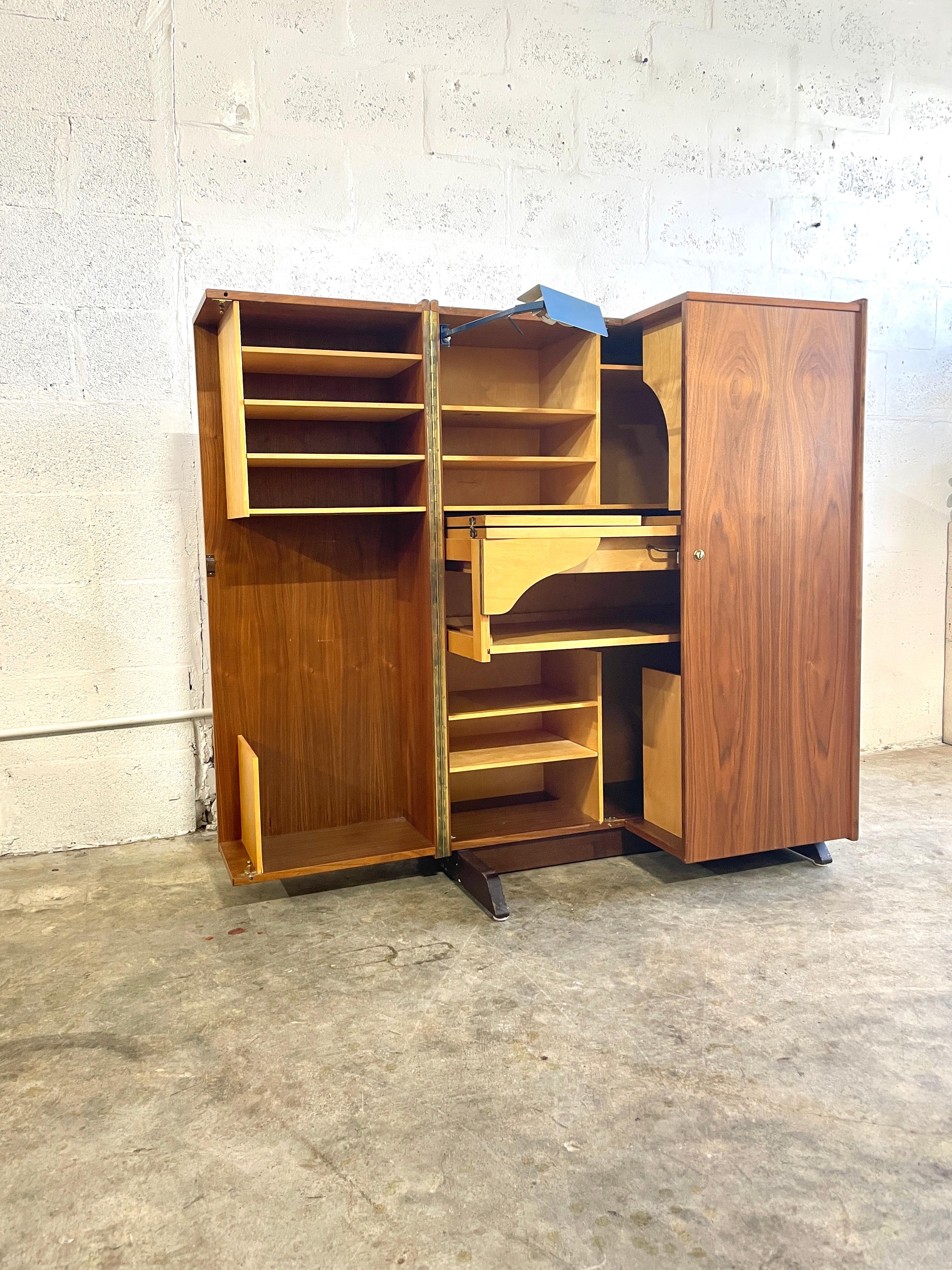 Mid Century Danish Modern “Magic Box” Desk by Mummenthaler & Meier For Sale 1
