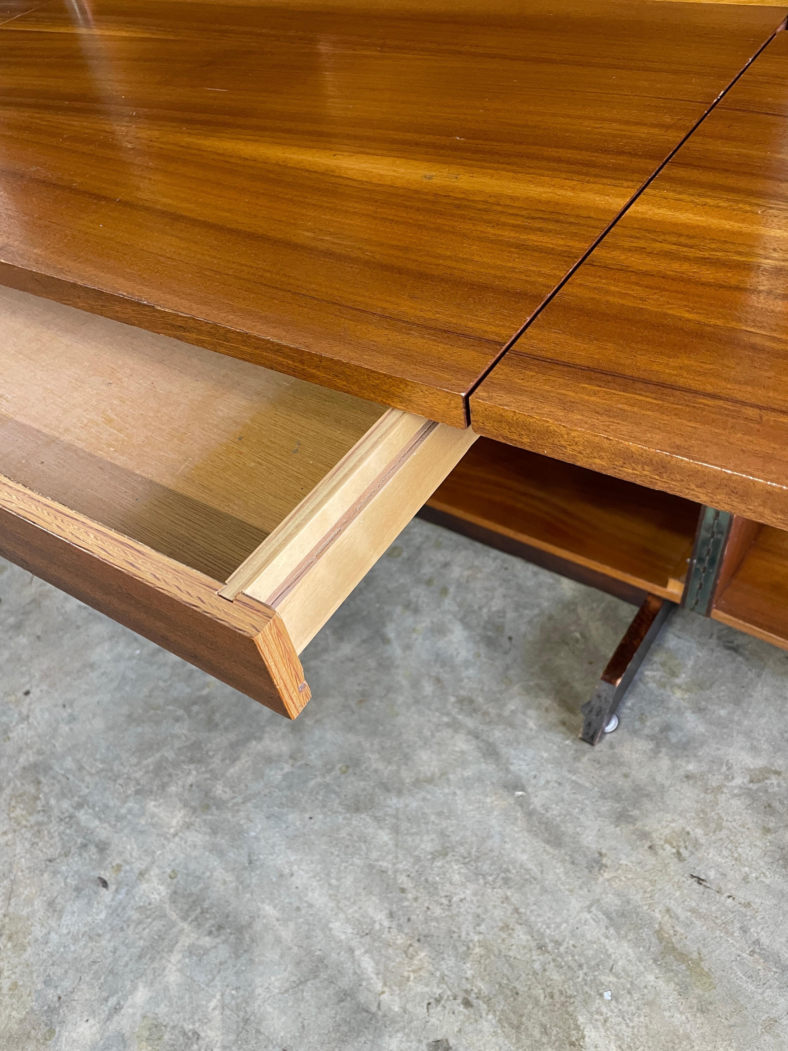 Mid Century Danish Modern “Magic Box” Desk by Mummenther and Meier 1