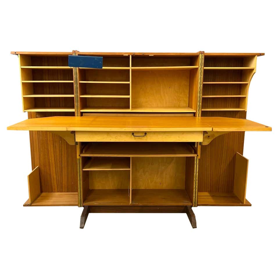 Mid century Danish Modern Magic Box Desk in Teak Made in Denmark For ...