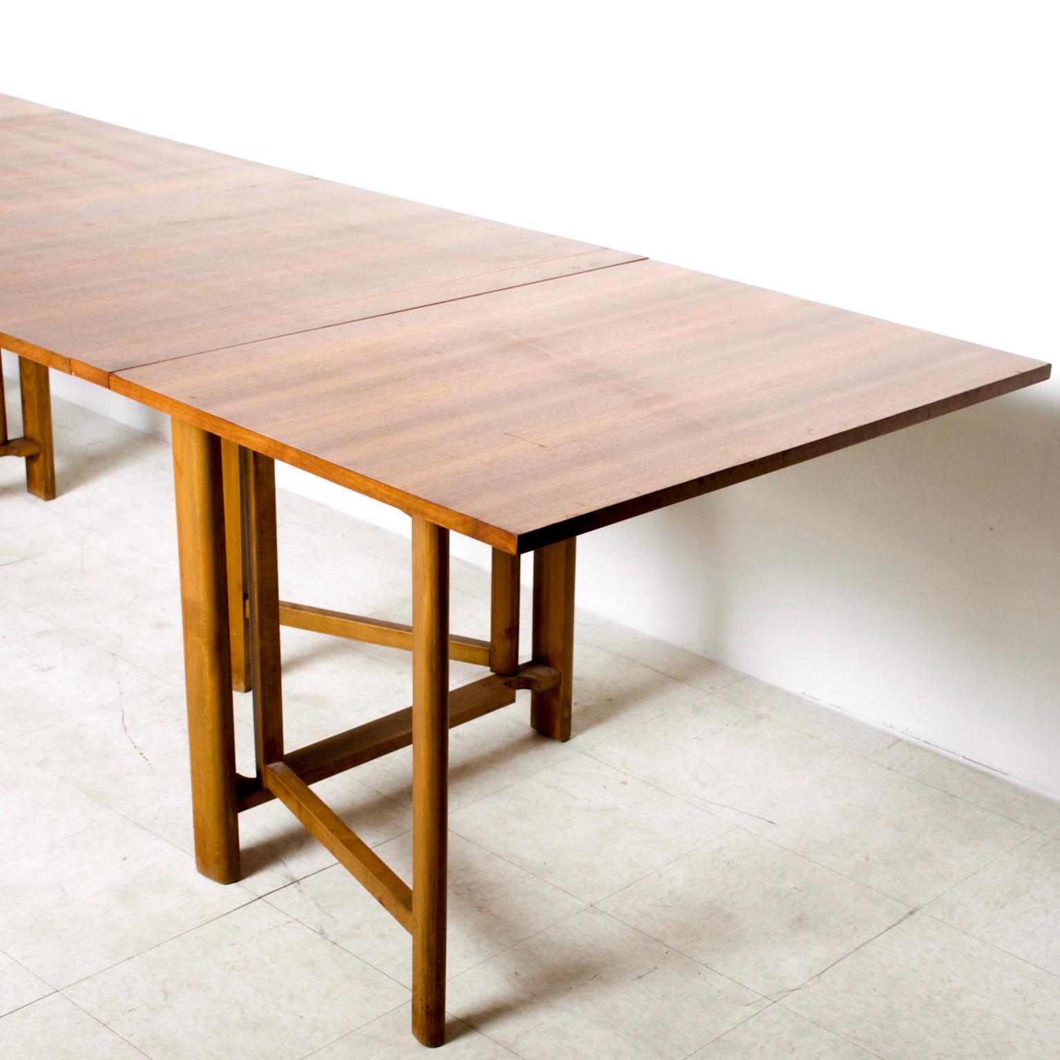 Mid Century Danish Modern Maria Table Teak by Bruno Mathsson In Good Condition In Chula Vista, CA