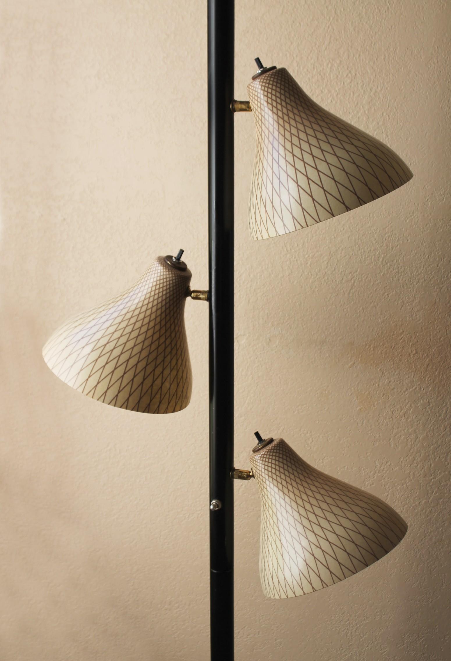 1950s tension pole lamp