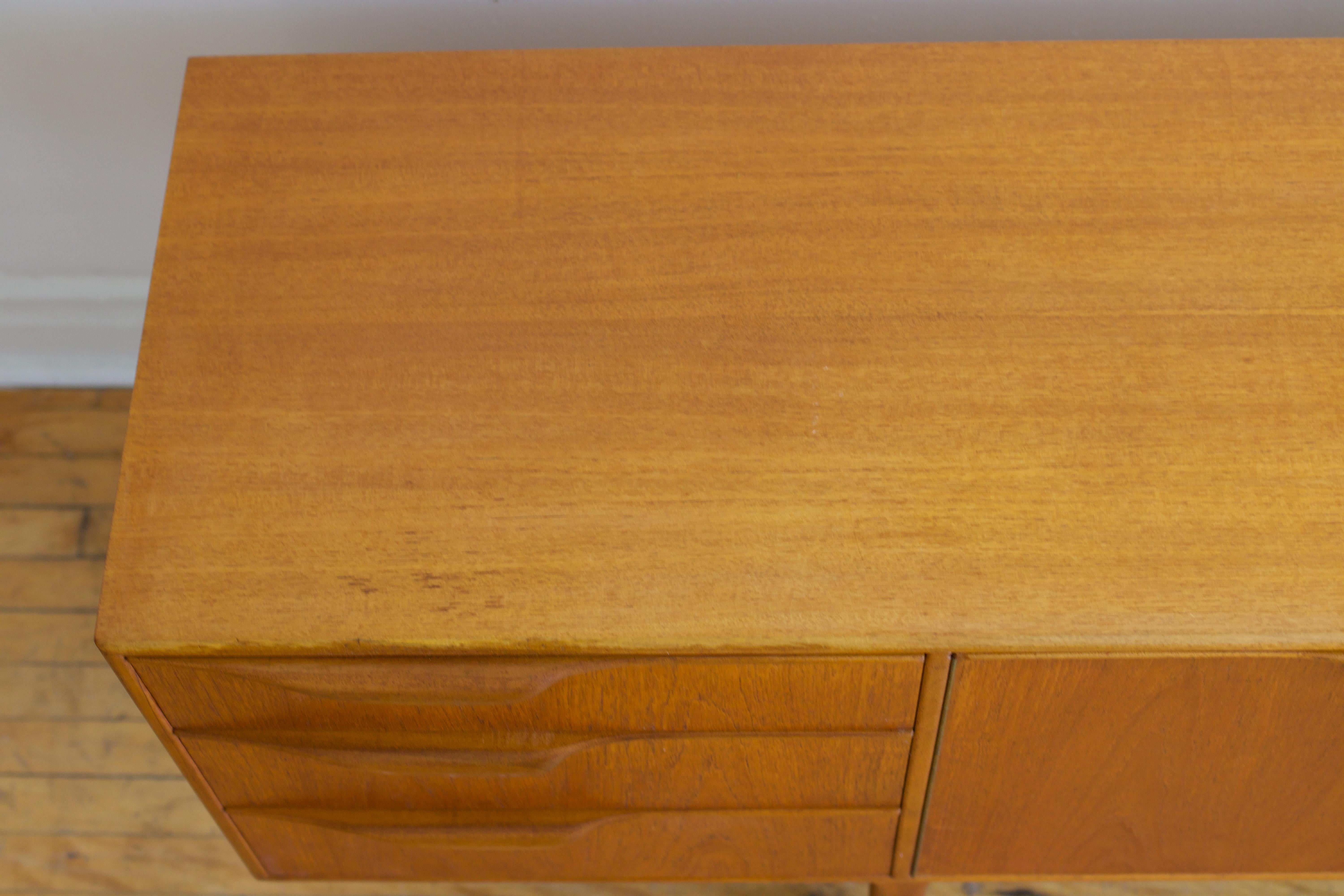 Mid Century Danish Modern McIntosh Teak Credenza 8