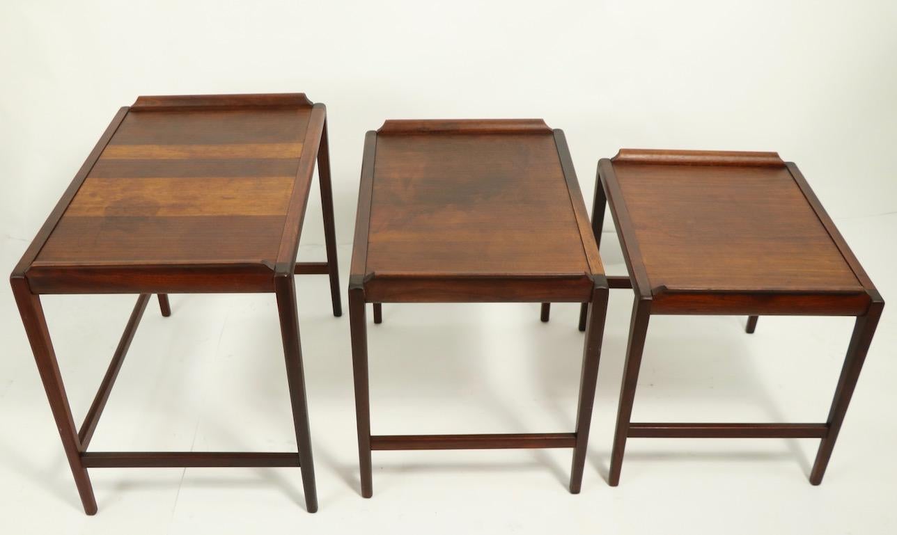 Mid Century  Danish Modern Nest of Tables For Sale 8