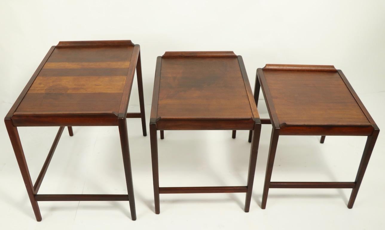 Mid Century  Danish Modern Nest of Tables For Sale 9