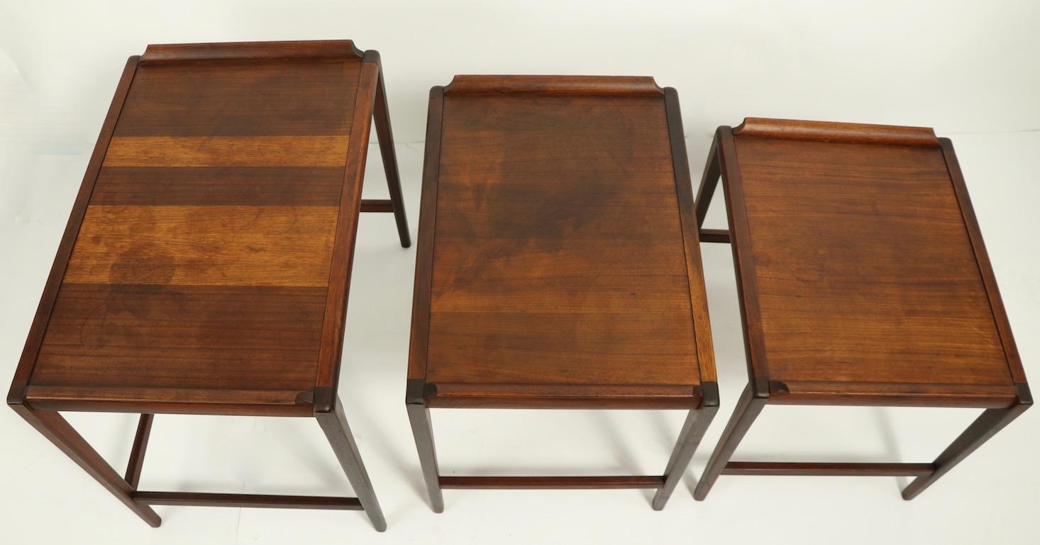 Mid Century  Danish Modern Nest of Tables For Sale 10