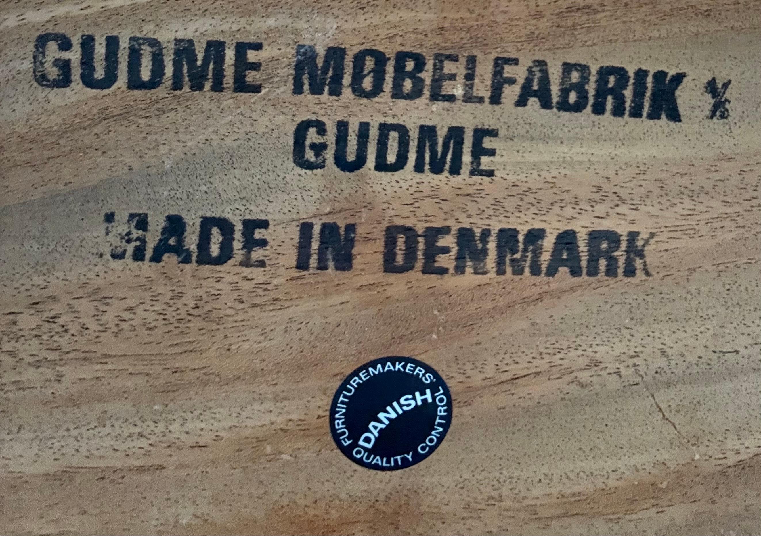 Mesa de comedor de teca moderna danesa de mediados de siglo Niels Møller para Gudme Møbelfabrik en venta 4