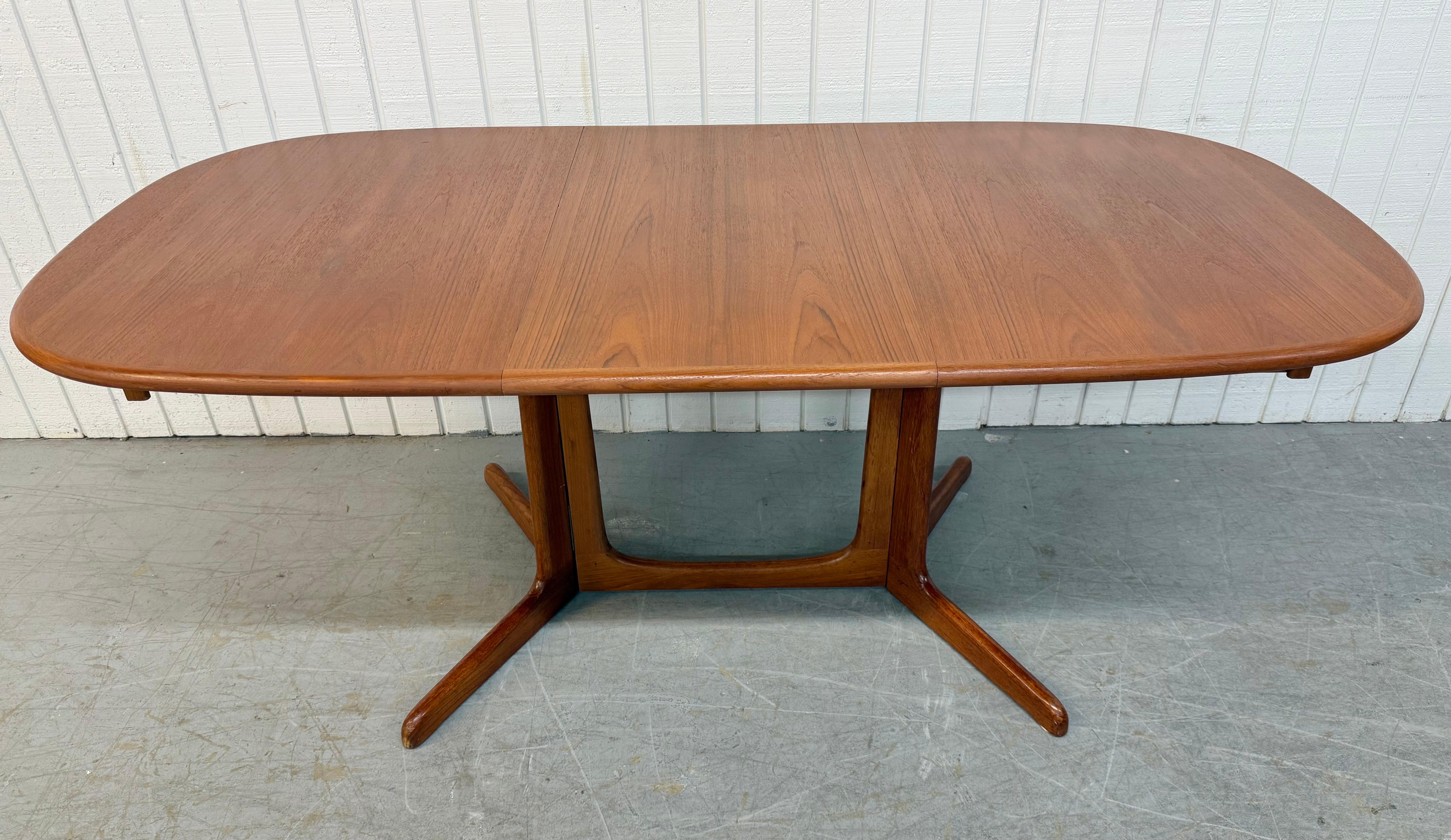 Mesa de comedor de teca moderna danesa de mediados de siglo Niels Møller para Gudme Møbelfabrik Moderno de mediados de siglo en venta