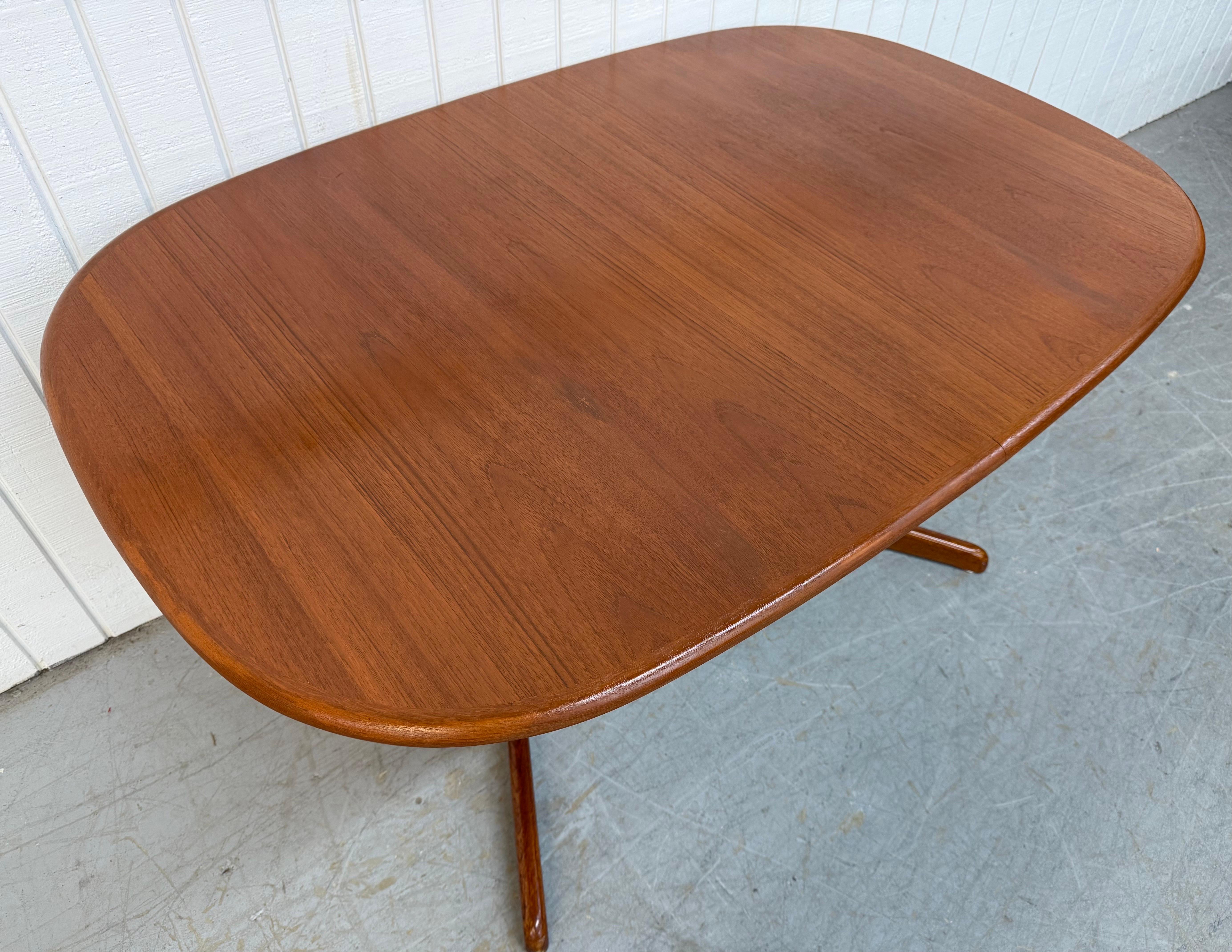 Mesa de comedor de teca moderna danesa de mediados de siglo Niels Møller para Gudme Møbelfabrik siglo XX en venta