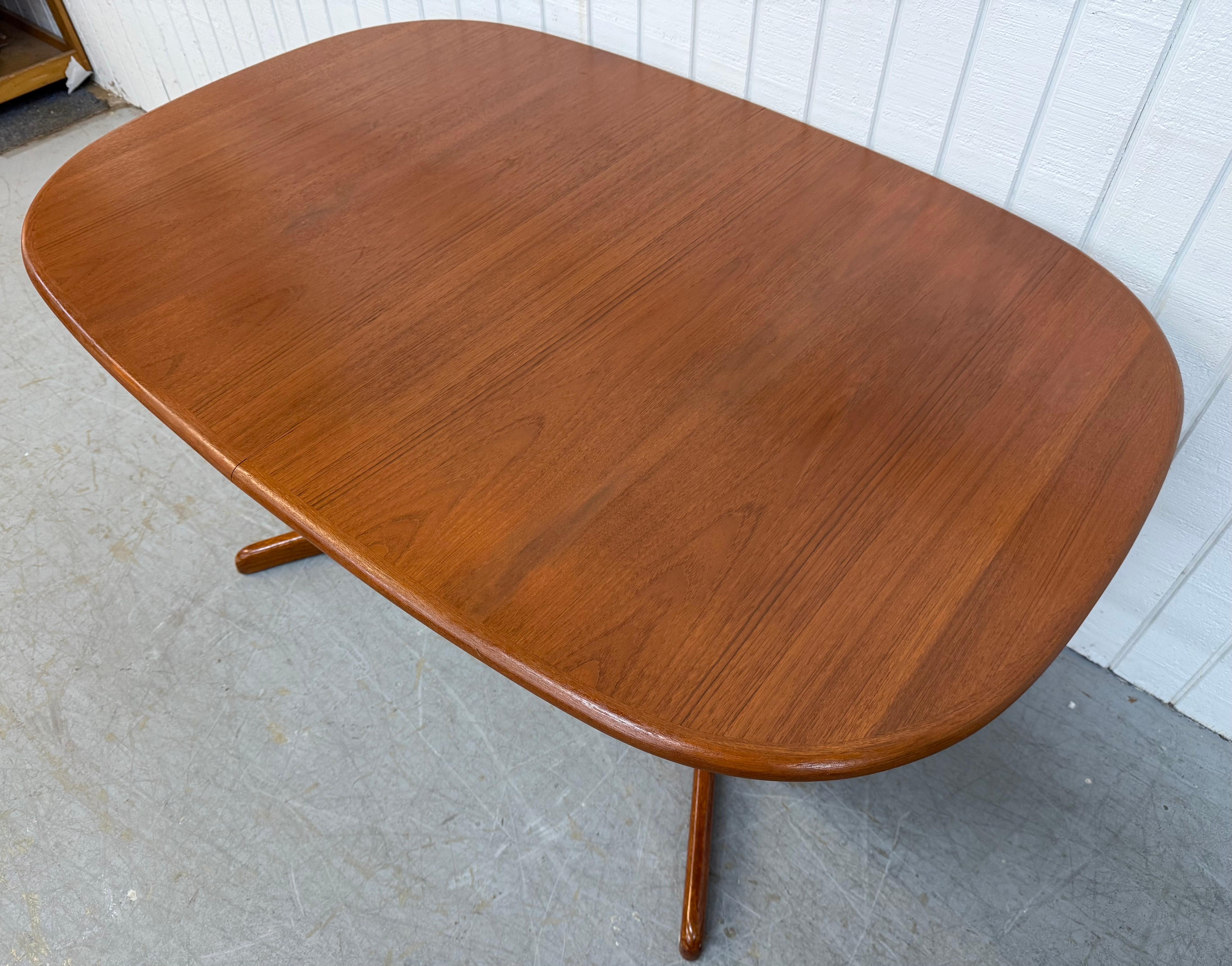 Mesa de comedor de teca moderna danesa de mediados de siglo Niels Møller para Gudme Møbelfabrik Madera en venta