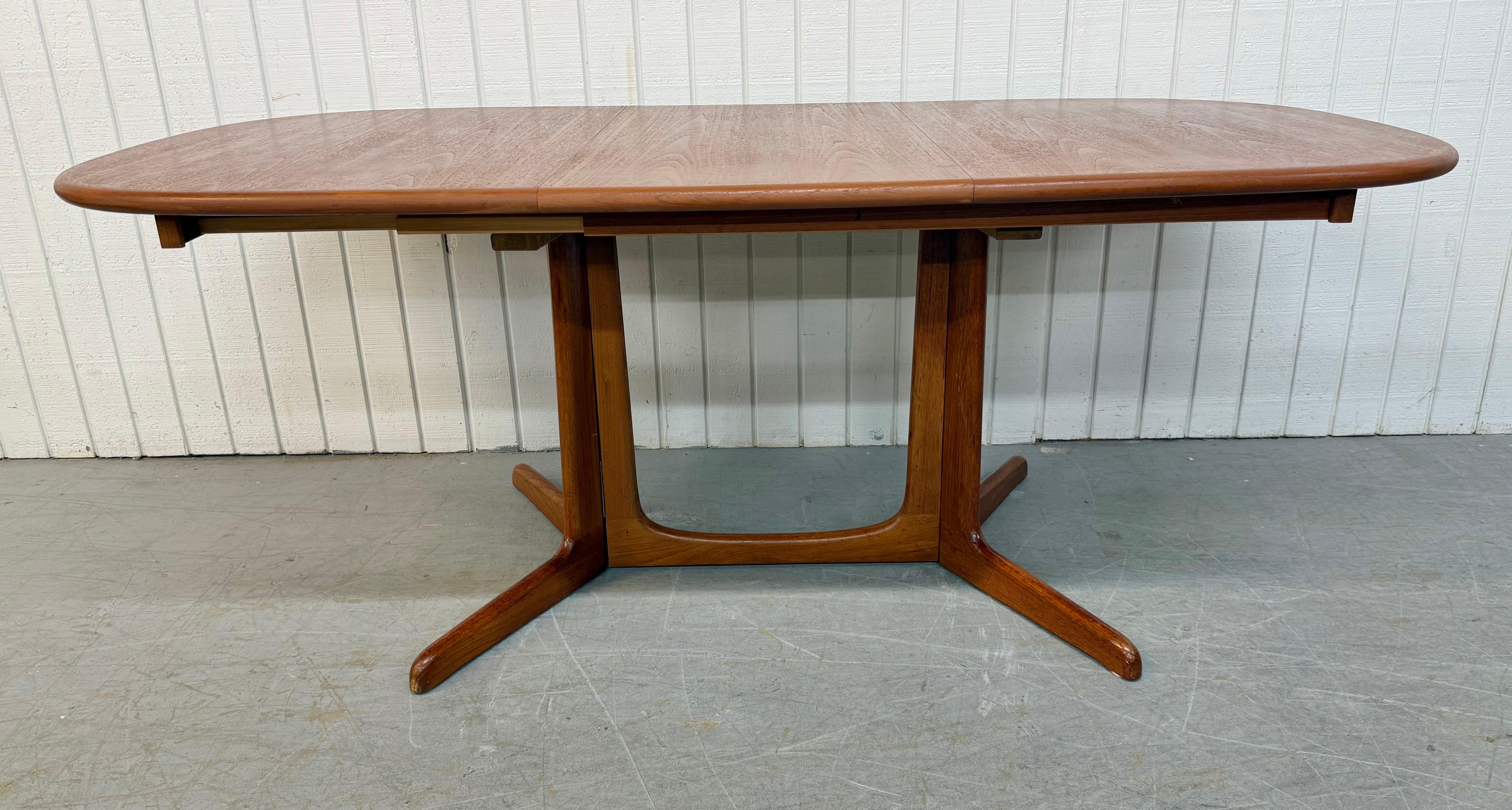 Mesa de comedor de teca moderna danesa de mediados de siglo Niels Møller para Gudme Møbelfabrik en venta 2